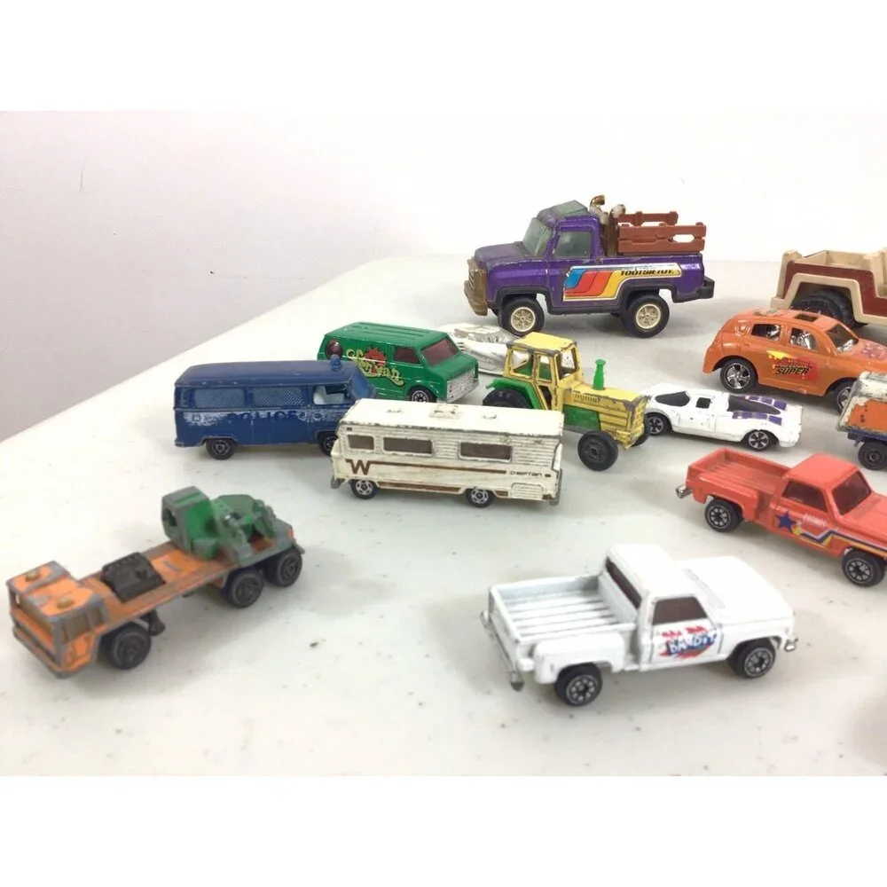 Vintage Matchbox Cars Tootsie Toy Variety Lot as Shown